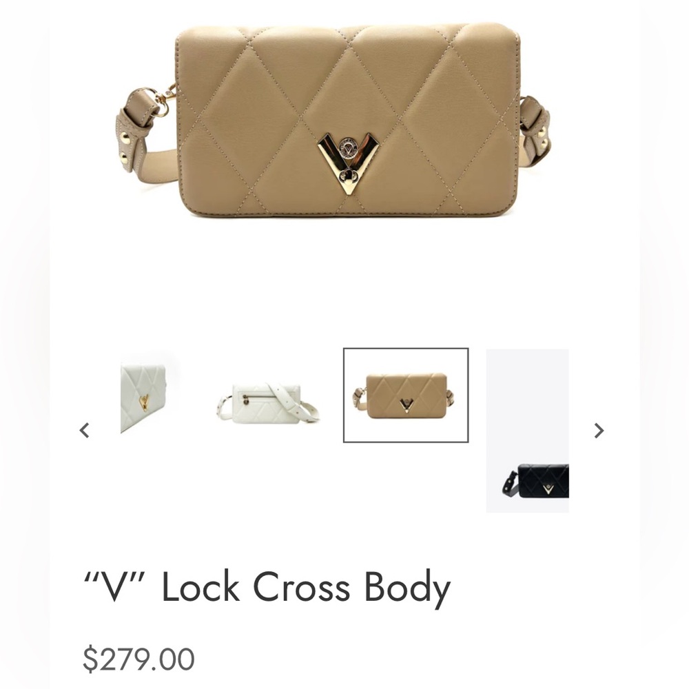 Valentino Quilted HandBag. Eloquent Color Combination. $279 retail!! V-2003 🔥 - Picture 5 of 5